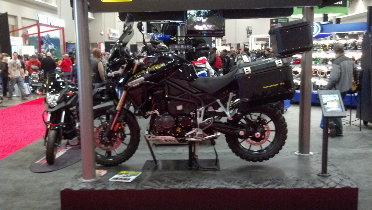 Twisted Throttle Triumph Adventure Bike