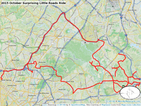 2015 October Surprising Little Roads Ride