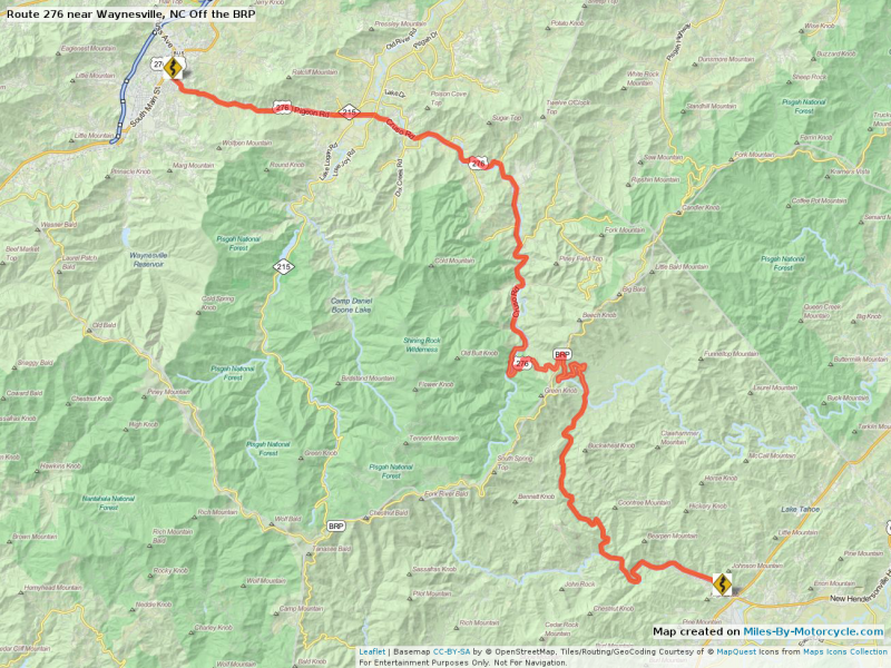 Route 276 near Waynesville, NC Off the BRP