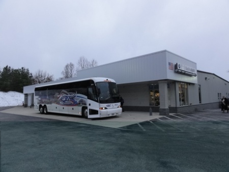 Bobs BMW arranged a bus to the show.