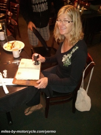 Stamping the Log Books