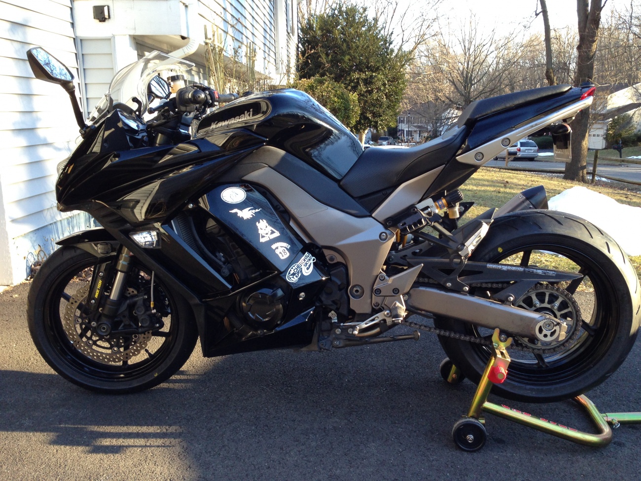 Installed - left side