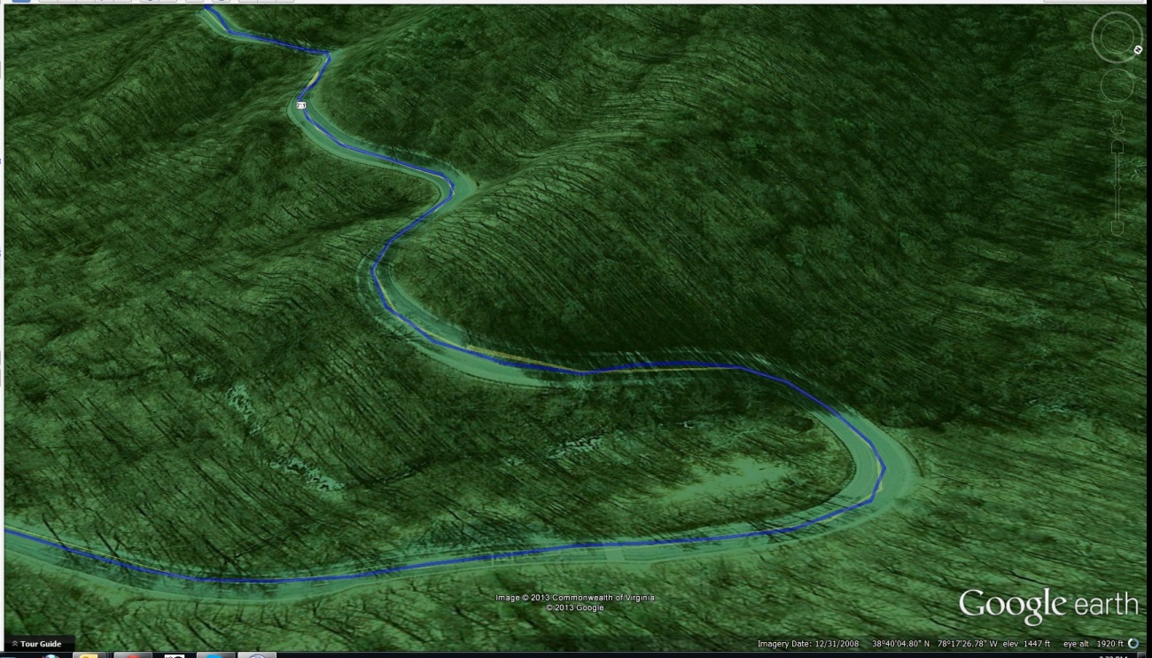 Rt 211 to Lurray section zoom